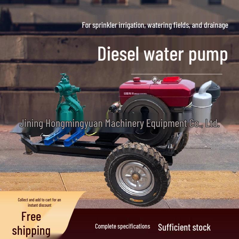 Diesel Trailer High Head Centrifugal Pump for Agricultural Irrigation, 2-3 Inch