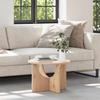 Natural Coffee Table 50 x 50 x 35 cm Solid Pine Wood