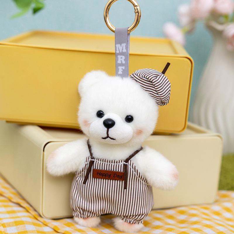 2026 Painter Bear Plush Keychain - Cute Mini Bear Pendant Toy Gift