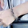 Jbans Classic Dot Point Bold Ring Surgical Steel Chain Bracelet (C2403Ac1188_Sv)