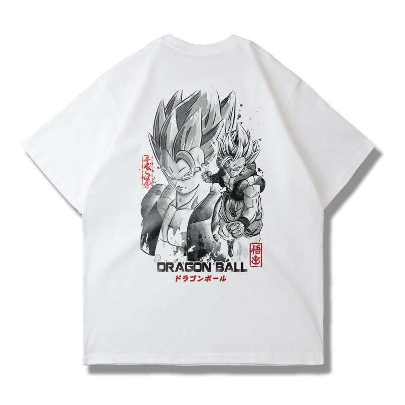 Seven Dragon Ball Super Z Mens and Womens Shortsleeved Tshirts Featuring Goku Gohan Broly and Beegita