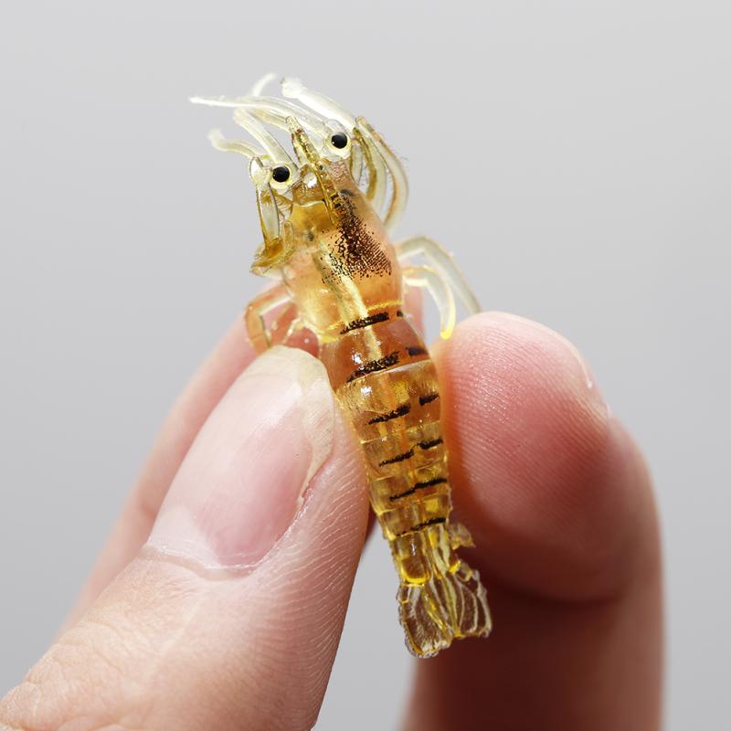 30pcs 4.5CM Shrimp Fishing Lure Soft lure Shrimps Soft Baits