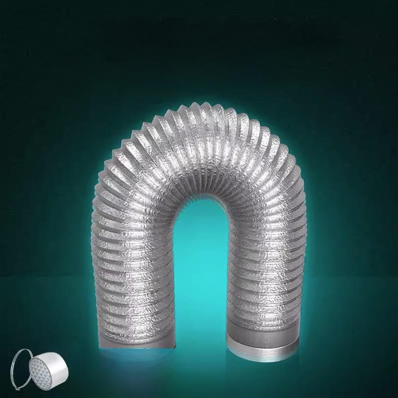 Conduit de ventilation universel en aluminium pour hottes de cuisine et de salle de bain