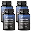Nährkapseln mit hochdosiertem Magnesium-L-Threonat, natürlich extrahiert und leicht absorbierbar, für Erwachsene geeignet.