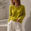 Womens Loose Fit Knit Sweater Long Sleeve Soft Pullover Fall Winter Casual Wear