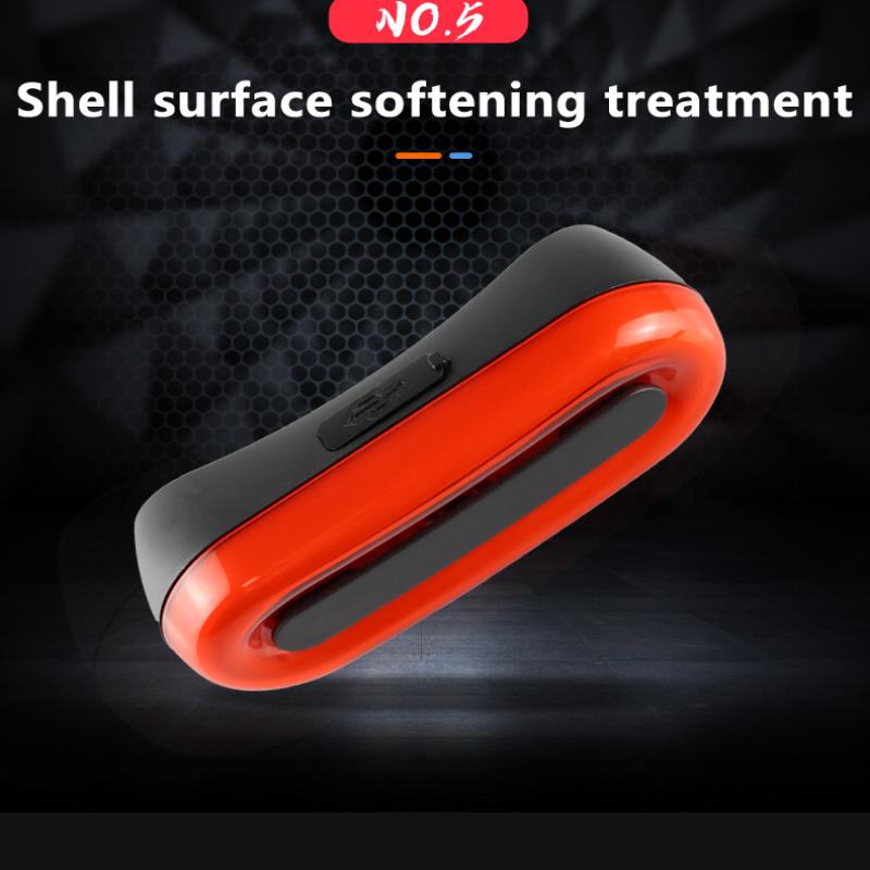 1Pcs Helmet Light Motorcycle Helmet Warning Light Bicycle Tail LED Rechargeable Flashing Safety Light for Night Running Cycling