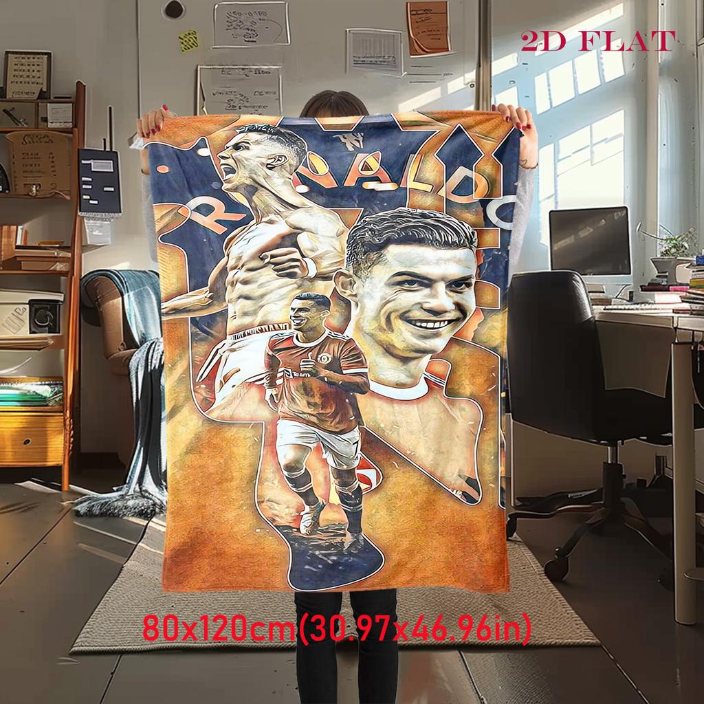 Ronaldo's Legacy: Number 7 blanket Home Decor Camping trip Nap Blanket sheet Office rest blanket