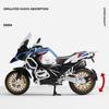 1/12 BMW R1250 GS Toy Motorcycle Diecast Metal Model 1:12 Off-Road Sport Racing Sound & Light Collection Gift for Boy Children