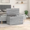 Storage Chest Grey Sonoma 84 X 42 X 46 Cm Engineered Wood