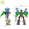 672pcs 6in1 Armor Transformation Dinosaur Robot Building Blocks Dino Mecha Bricks City Construction Toys for Children