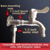 Support de robinet en acier inoxydable SUS304 Support mural Antirouille