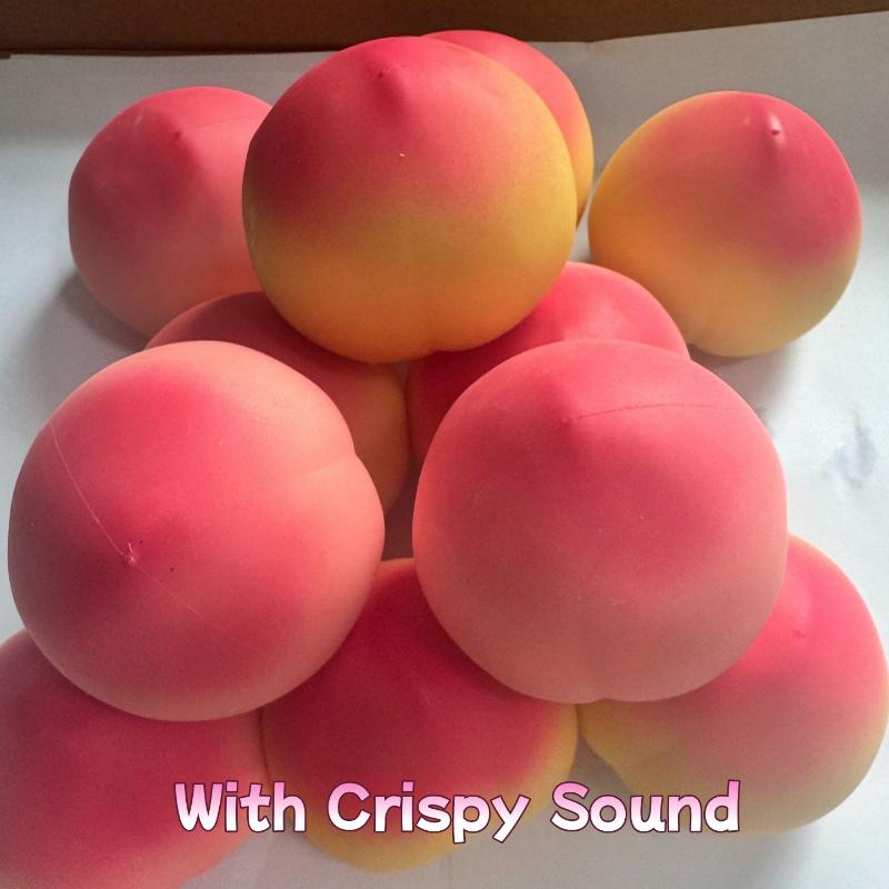 Peach Stress Relief Fidget Toy Slow Rising Soft Squeezable Anti Anxiety Toy for Adult Holiday Gifts