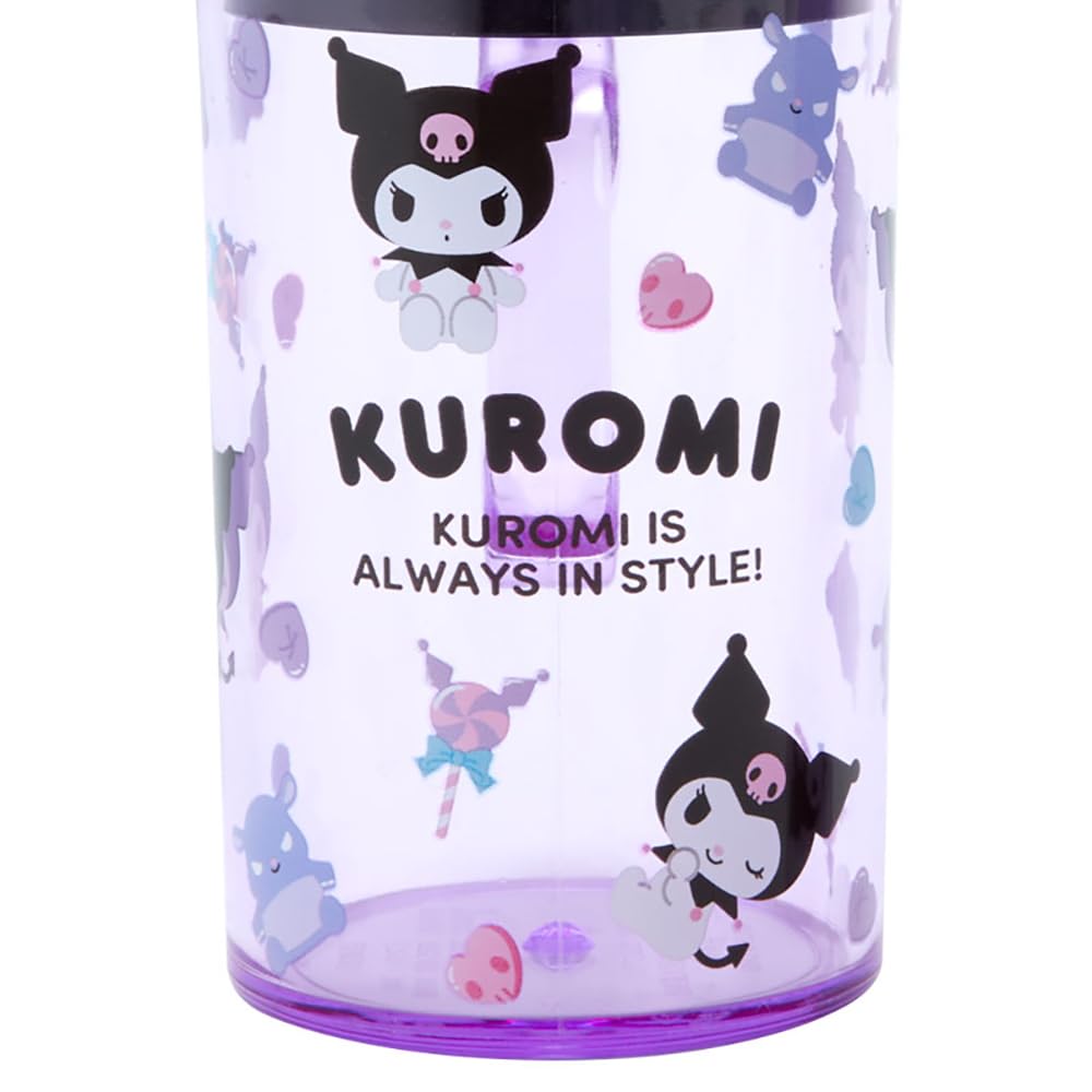 Sanrio Sanrio Kuromi Zahnputzbecher-Set, Zahnbürstenset Kuromi, 12 x 7 x 5 cm, Charakter SANRIO 983951 (SANRIO) und Kuromi-chan