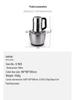 European Standard 3L Electric Meat Grinder & Chopper R 7603: Multifunctional Kitchen Appliance.