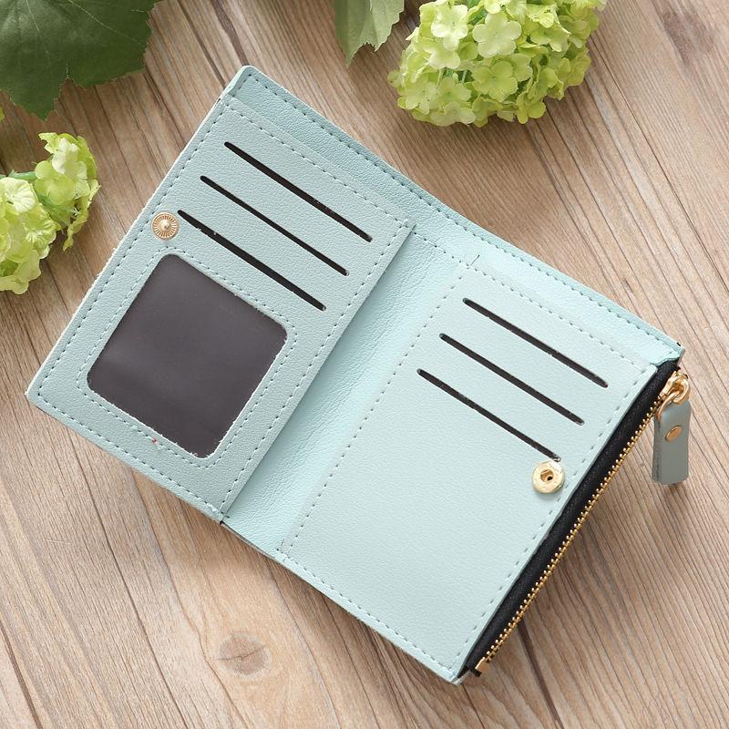 Embroidered Flowers Mini Wallets Purse for Women Ladies Girls Fashion Card Holder Coin Purses Pack Bags