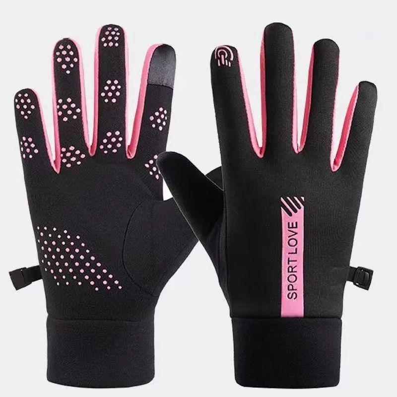 "Men's and Women's Thick Winter Warm Gloves with Touch Screen, Windproof, Non-slip for Driving and Riding."