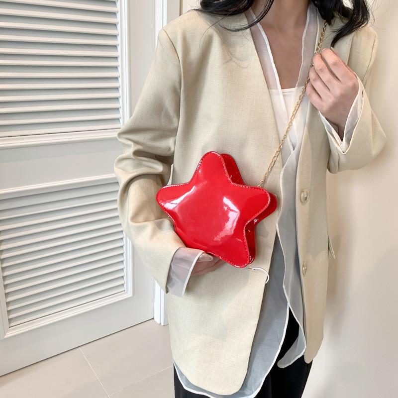 Adorable Summer 2024 Cute Star Crossbody Bag Stylish Japanese Shoulder Chain