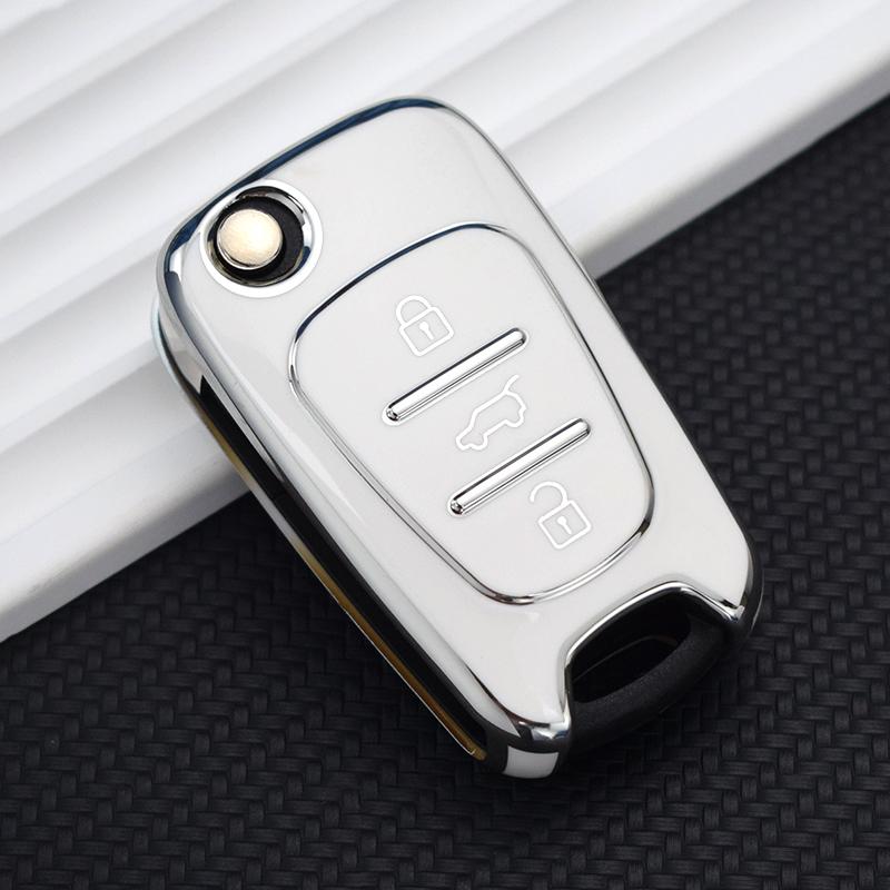 For Hyundai I20 I30 Ix20 Ix25 Ix35 Elantra Accent TPU Car Key Case Cover For KIA Sportage Rio 3 Soul Optima Ceed Pro K5 K2 Pride