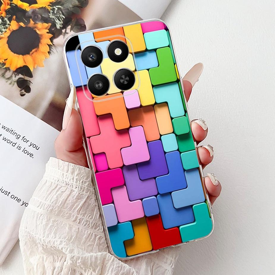 For Honor 400 Smart 5G Case LGN-NX1 Luxury Popular Painted Cover Soft Slim Phone Case For Honor X7d HonorX7d 5G Back Cover Coque