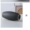 Minimalist Black Ceramic Vase