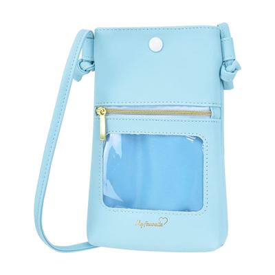 Shoulder Mini Promotion with Clear for Going Blue [P-Seg] Bag, Bag, Goods, Window, Women, Travel, Out, Festivals, Adults, Students, Act0007,