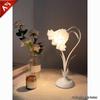 Romantic Floral LED Bedside Lamp for Girly Rooms – Pastoral Style Atmosphere Lighting
