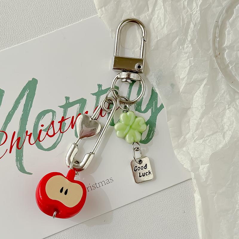 

Y2K Милый 3D Клубничный Ремешок-Цепочка для Мобильного Телефона Подвеска Сердечко Любви Брелок для Шарма Рюкзака Изящный Бантик Ремешок для Телефона Брелок