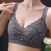 Large-sized Lingerie Women's Full-cup Ultra-thin Gathering Bra Breast Retraction and Anti-sagging Bra Push Up Bra