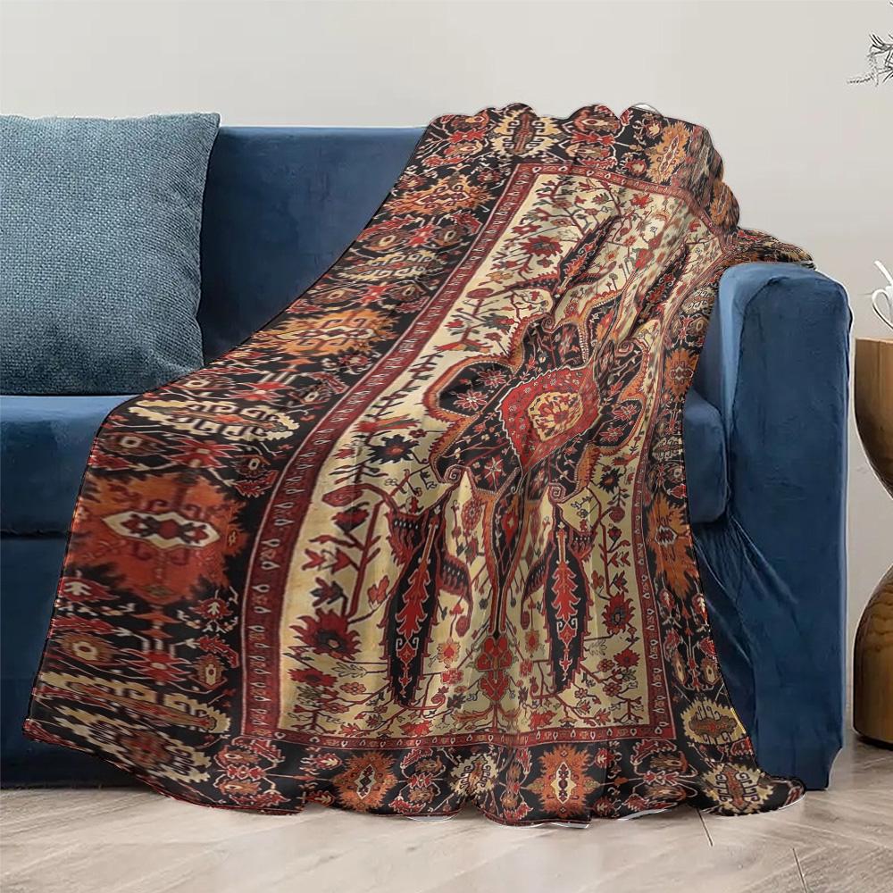 Turkish Vintage Kilim Rug Traditional Persian Area Rug Handmade Wool Carpet Home Decor