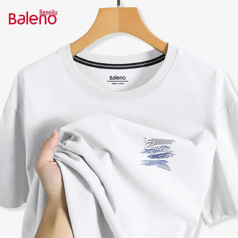 Baleno Men s Ice Cool Cotton Short Sleeve T-Shirt L