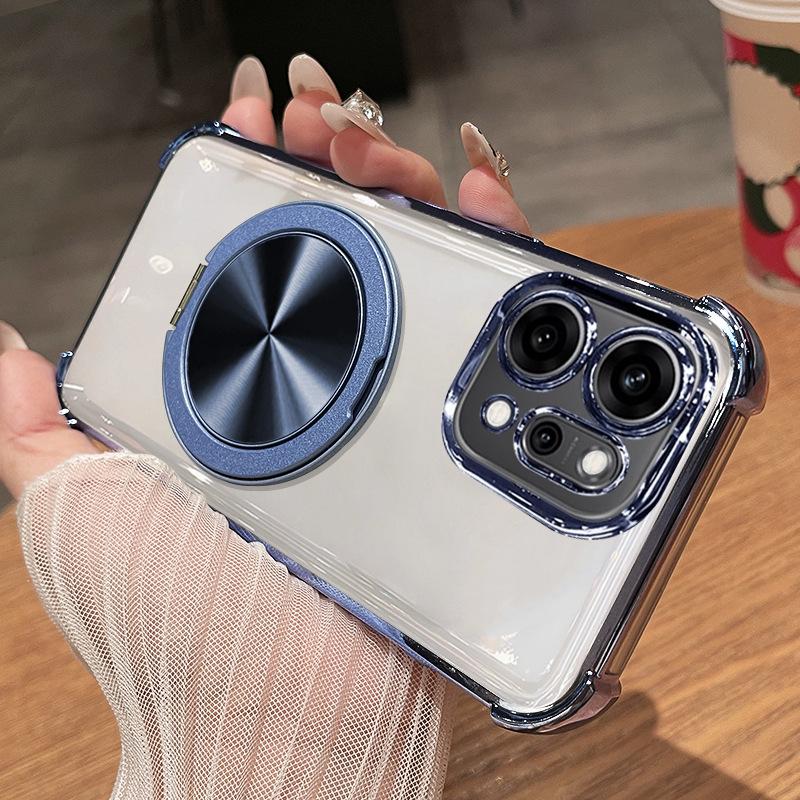 OPPO Reno11Pro Mobile Phone Case Reno11 Decompression Rotating Bracket Reno11F Magnetic Protective Case