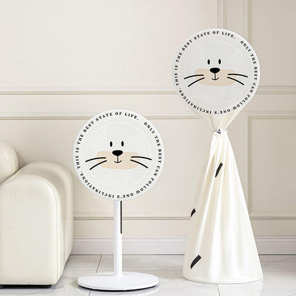 Cartoon Electric Fan Cover Breathable Electric Fan Dust Cover Fan Safety Protective Mesh  Summer