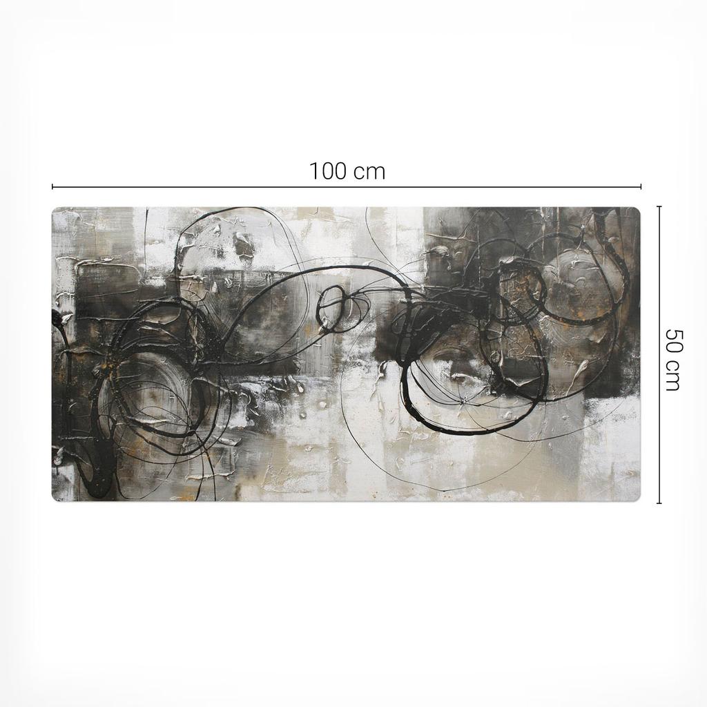 Anti-slip Gaming Mouse Pad Abstract Lines 100X50 Cm