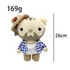 Travis Plush Scott  Toy Cat  Dressed   Wear Clothes Stuffed Dolls Gifts Cute
