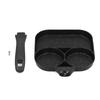 3 In 1 Egg Frying Pan Non Stick Fried Egg Cooker Steak Sausage Cooking Pan for Kitchen Use