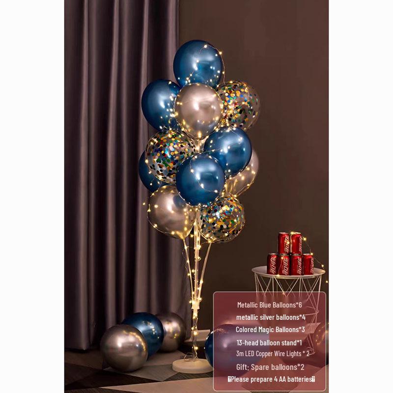 Luminous Balloon Floor Stand for Events: Birthday, Wedding, Anniversary, Party, and More.