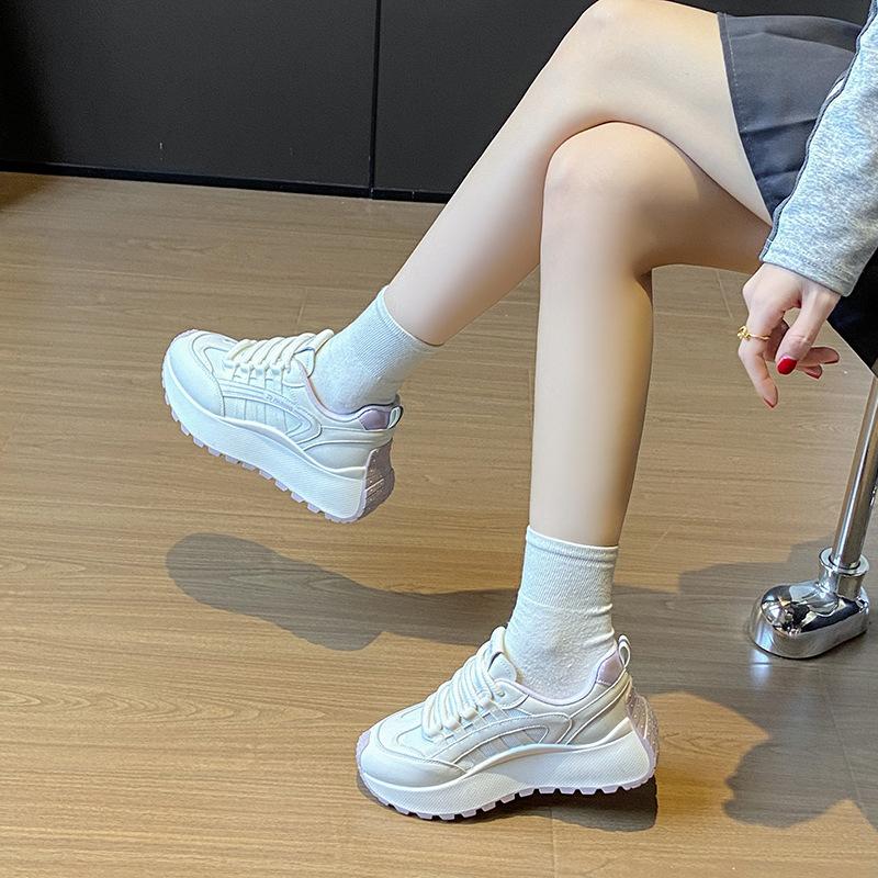 

Little white shoes women s summer new ins female students leisure sports versatile board shoes street shot BN 40 білий