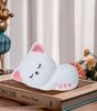 Sleepy Cat LED Silicone Night Light - Cozy Bedside Companion and Gift