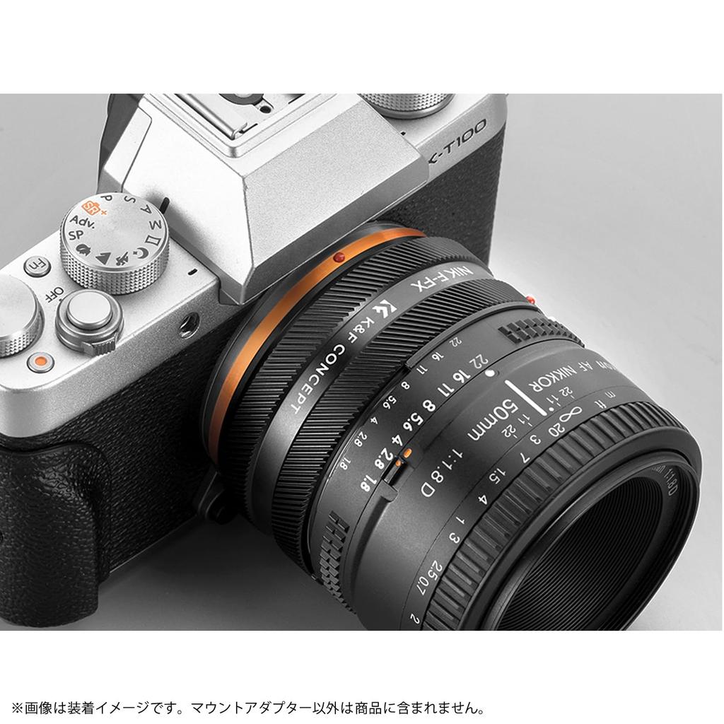 Concept Lens Mount Adapter Lens to Fujifilm K&F KF-NFX.IV (Nikon F-Mount X-Mount)