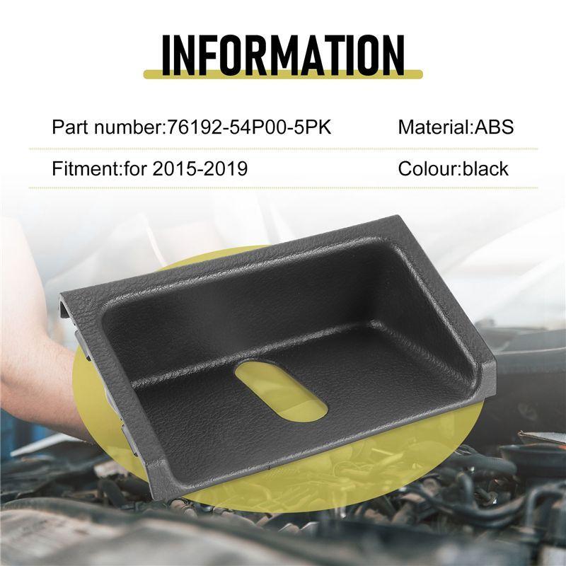 AA92-Car Accessories Tail End Triptrunk Lock Cap Lock Hole Cover 76192-54P00-5PK Fit For New Vitara 2015-