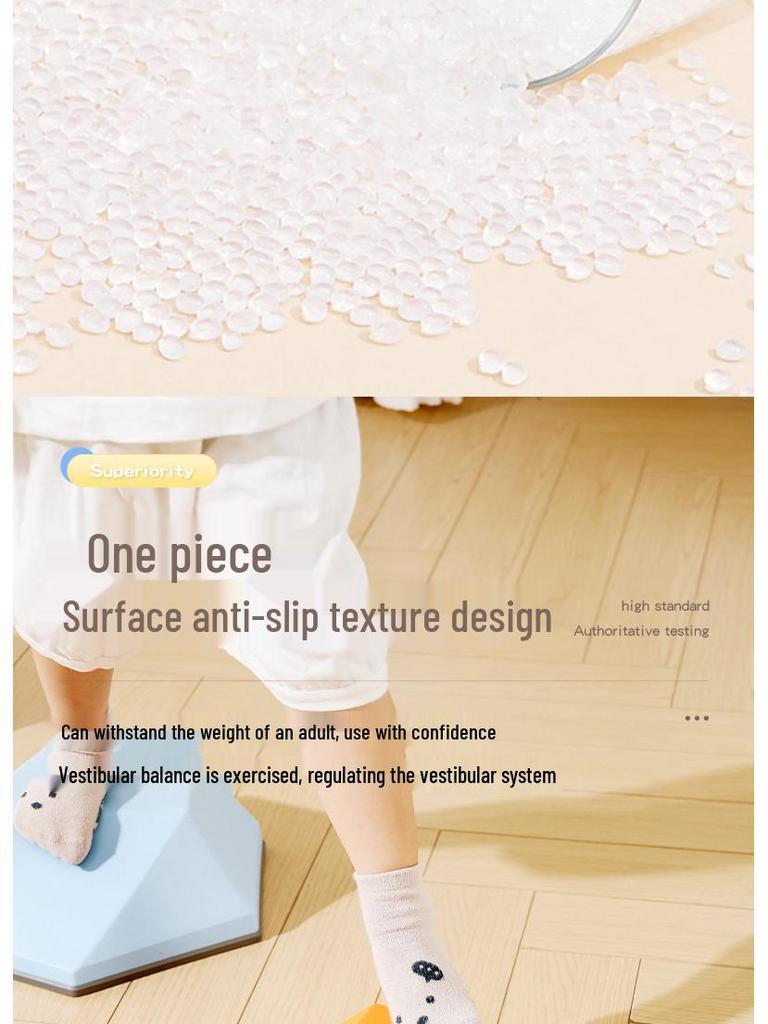 Children's Geometric Balance Stones for Sensory Training and Early Education