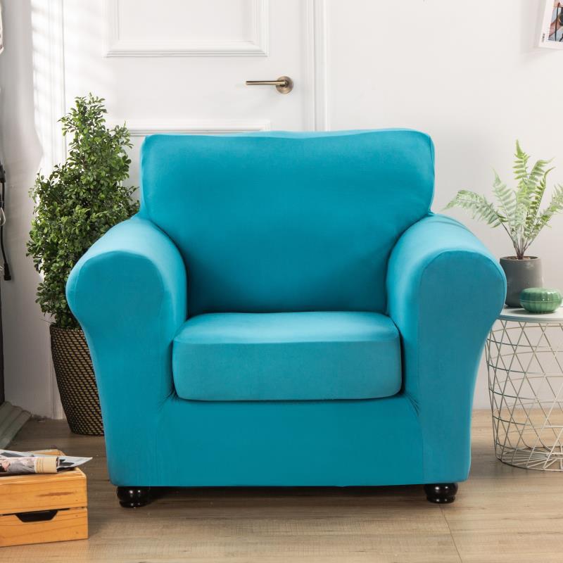 

Solid Color Elastic Sofa Cover American Combination Sofa Cushion Cover Single and Double Three-person Universal All-inclusive Sofa Cover five-piece sofa cover