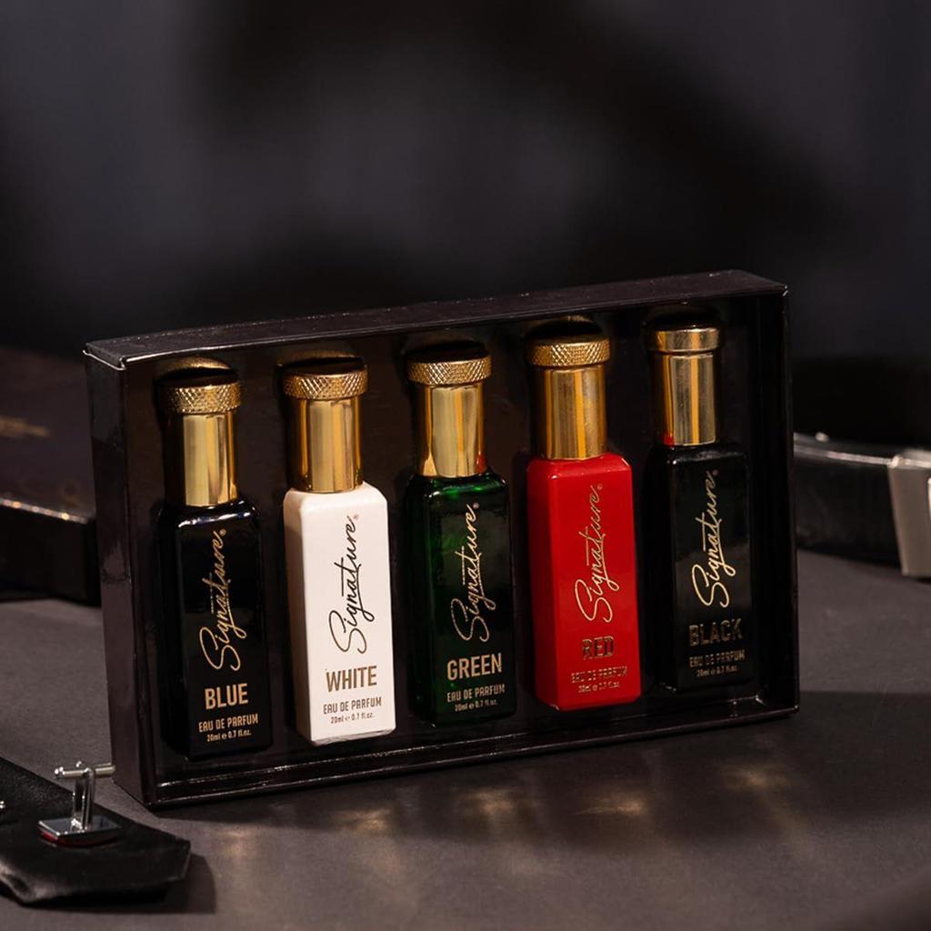 Signature Luxury Unisex Impression Perfume Gift Set Long Lasting Fragrance | Monday To Friday Office Wear Combo | Ideal Corporate & Premium Gift