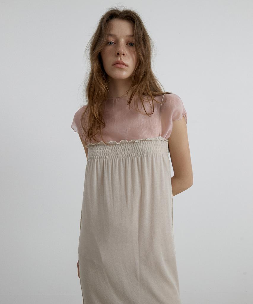 Obeodyupeulleeo Two Way Banding Dress_Beige