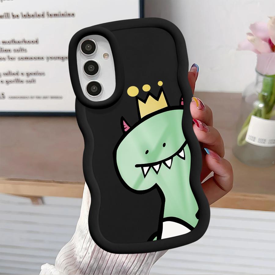 Soft Phone Cover Case for Samsung Galaxy A21s A13 A14 A11 A16 A15 A12 A52 A06 A05 A23 A53 A22 A33 A03 A04 Cartoon Dinosaur Goose