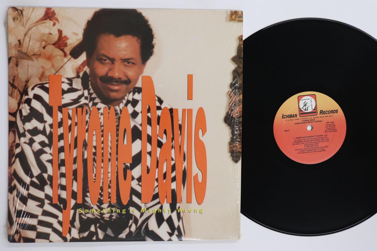 

LP Record TYRONE DAVIS Somethings Mighty Wrong ICH1135LP Ichiban Records 1992 US SoulFunk Used