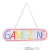 Placa Neon de Jogo LED Colorida Alimentada por USB Placa Luminosa de Jogo Decoração de Parede para Quarto Sala de Jogos