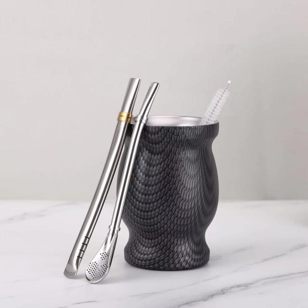 Amazon Hot-selling, Stainless Steel Oz Stainless Steel Mate Tea Cup Gourd Type Heat Insulation Cup Mini Gourd Cup