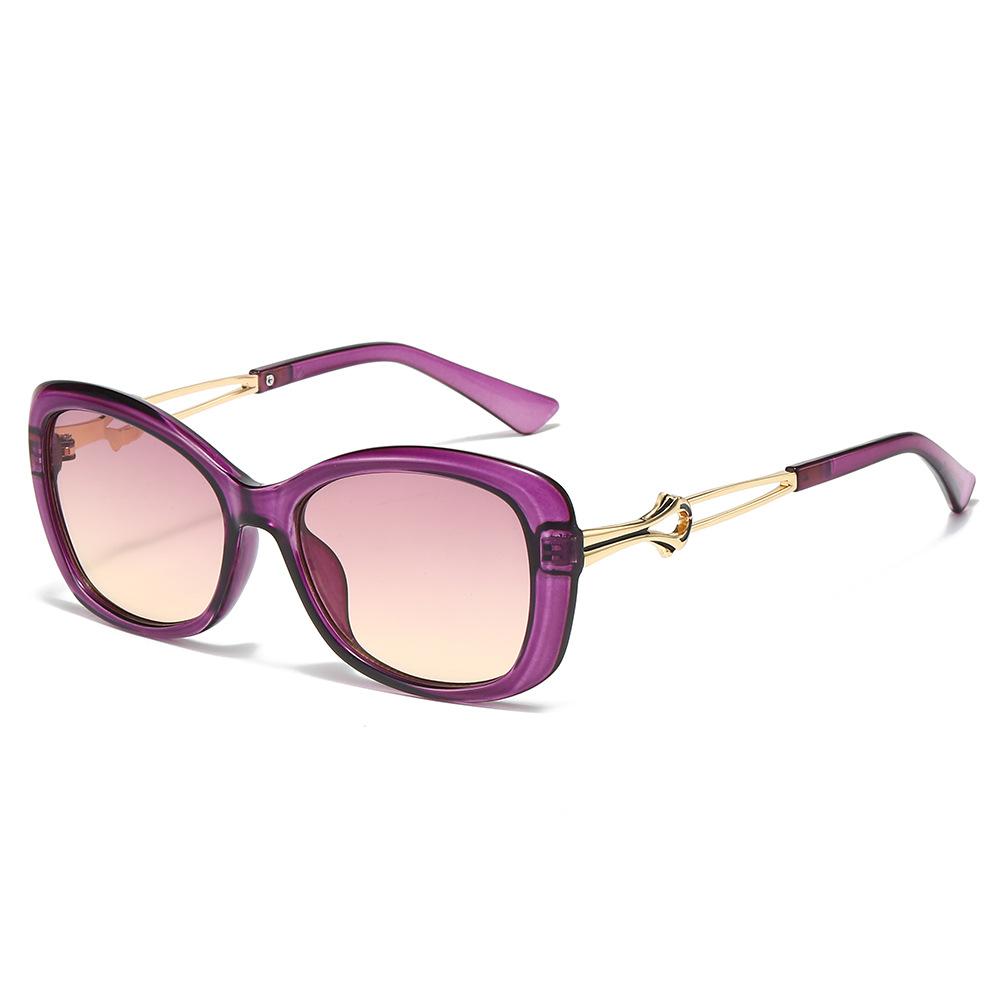Retro Leopard Print Gradient Square Women Sunglasses Personality Brand Hollow Design Fashion Trend Men Versatile Glasses Uv400