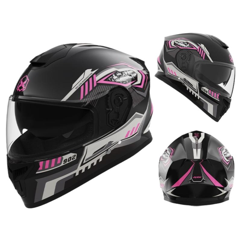 Motorcycle Helmet Men's Warm Winter Locomotive Double Lens Electric Vehicle Women's Cycling Four Seasons Full Helmet